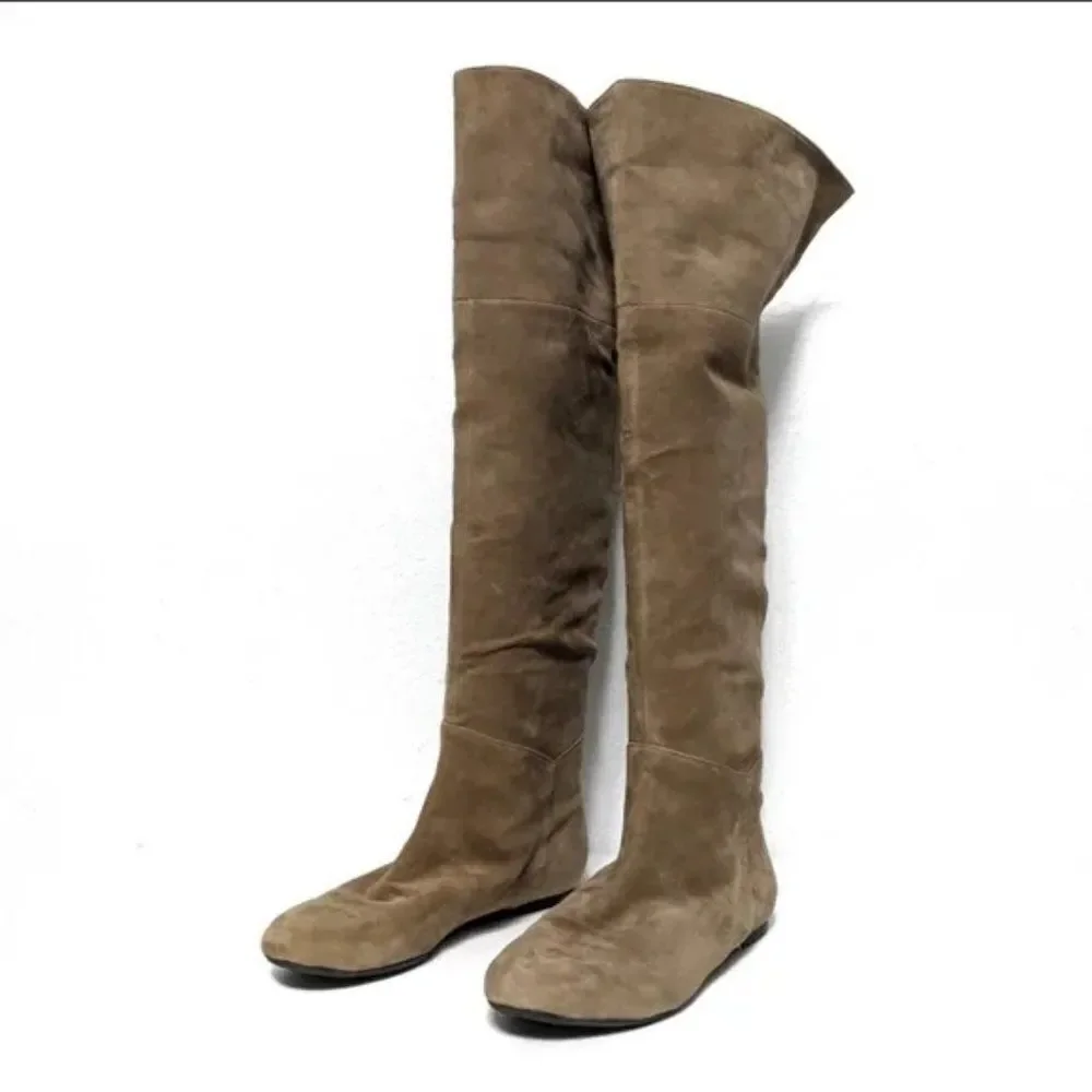 SAM EDELMAN Suede Over Knee Jackson Boots 6.5